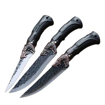 Handcrafted Dragon Head Boneless Knife Set with Boning Slicing Knife