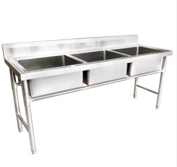 Export Quality Luxury Kitchen Wash Basins: Stainless Steel Design Options with Knee-Operated Technology