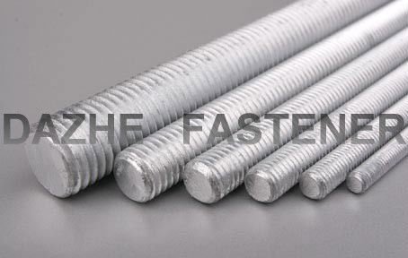 thread rod zinc plated