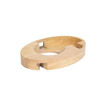 Lighting Accessories Oval Solid Wood Base