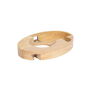 Lighting Accessories Oval Solid Wood Base