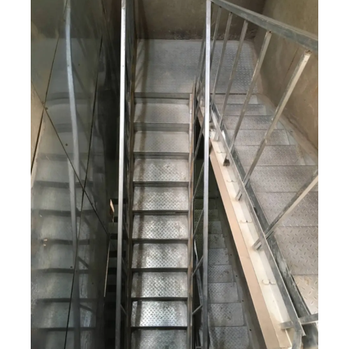 Eje de escalera de construcción de edificios