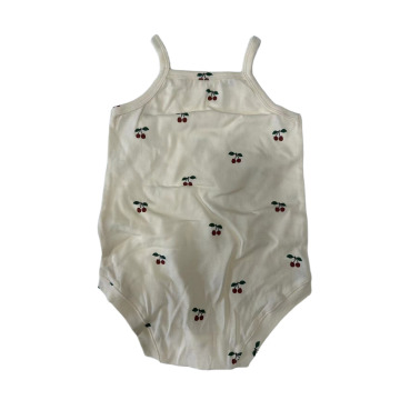 Pamuklu spandeks bebek romper