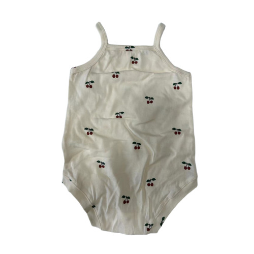 Pamuklu spandeks bebek romper