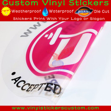 permanent window transparent stickers