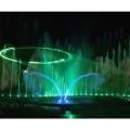 Musica d'acqua moderna all'aperto Show di fontane che balla