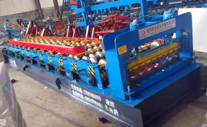 DIXIN Corrugated roofing roll forming machine