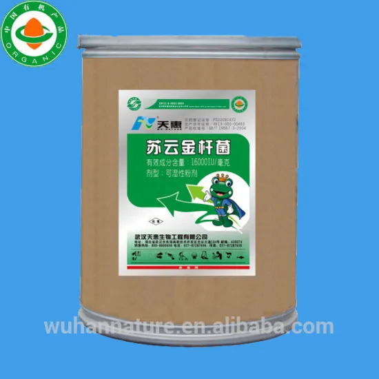 pesticide chemicals BT 16000IU/mg WP