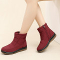 Winter warm and waterproof mid tube snow boots
