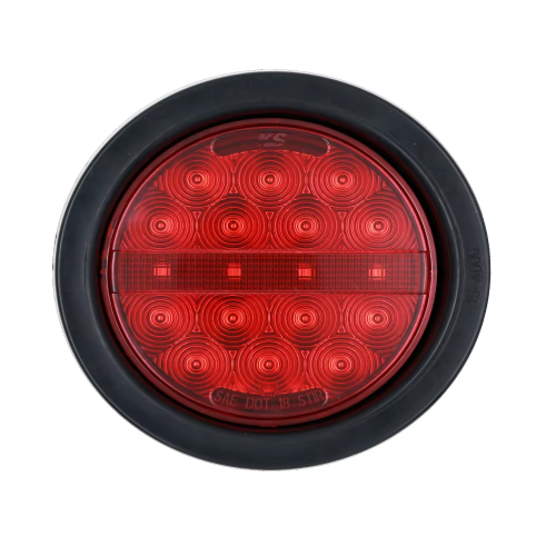 4 ઇંચની એલઇડી ટ્રેઇલર ટ્રક્સ પૂંછડી લાઇટ રાઉન્ડ સ્ટોપ બ્રેક ટર્ન લાઇટ્સ રાઉન્ડ રિવર્સ