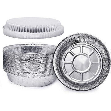 Khay lá Aluminiu tròn 8 inch