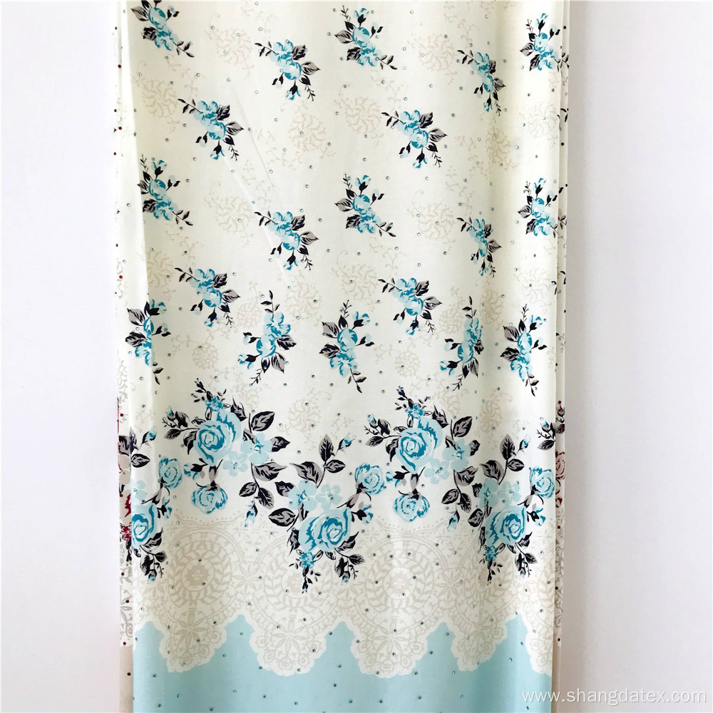 Rayon Screen Printed Fabric