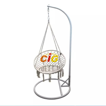 Comfortable Bless International Hammock Chair: Macrame Swing for Indoor and Outdoor Use with Cotton Rope