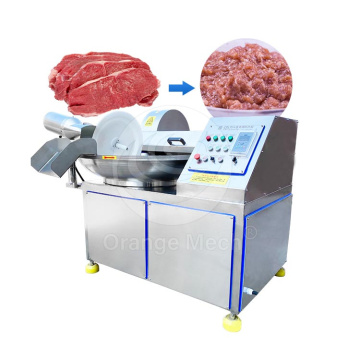 Orme Industrial 80kg Bowl Cutter Machine: Pemotong mangkuk sosis keluli tahan karat untuk daging