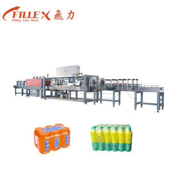 High Speed Automatic Beverage Water Bottle Film Shrink Stretch Wrapper Packaging System