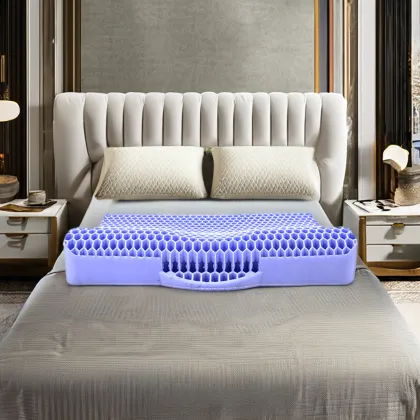 Cooling Gel Latex Pillow TPE with Knitted Technology for Comfortable Sleep