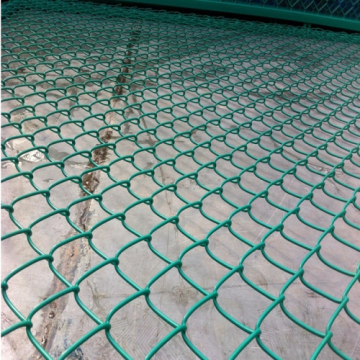 Galvanized Decorative Chain Link Fence Panel