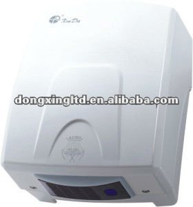 Toilet/bathroom automatic hand dryer