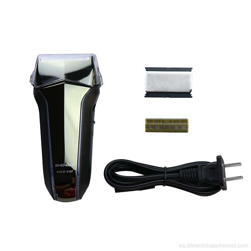 Afeitadora eléctrica recargable por USB para hombres