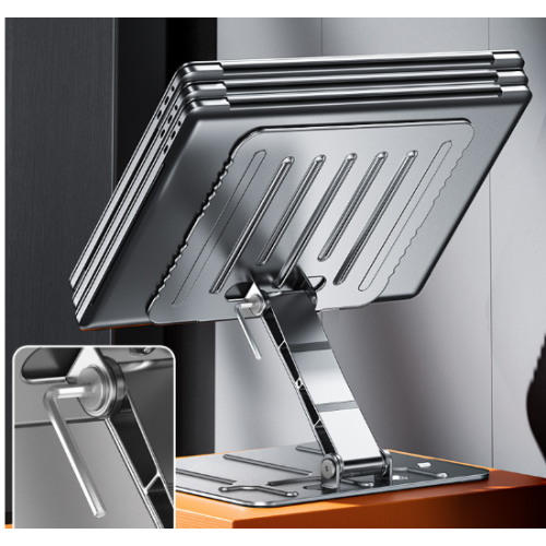 Support d'ordinateur réglable en hauteur en alliage d'aluminium