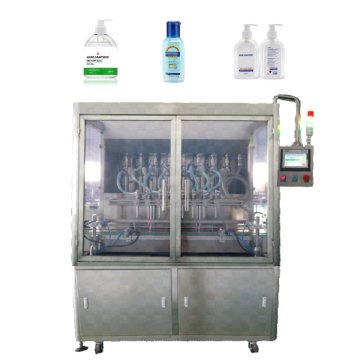 Automatische vloeistofvulling en capping machine