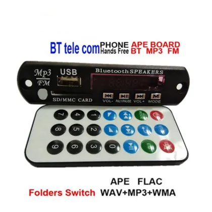 USB Radio MP3 Decoder Board with SD Card Slot and FM Wireless Audio Module