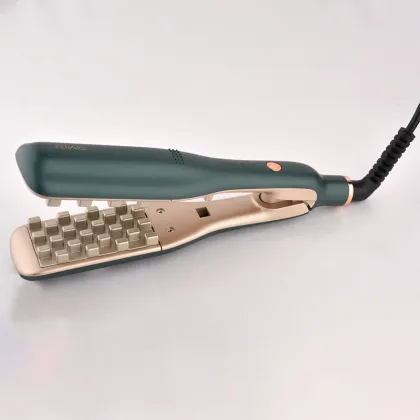Innovative Anti-Scalding Ceramic Coated Argan Oil Infused Curling Iron & Tong