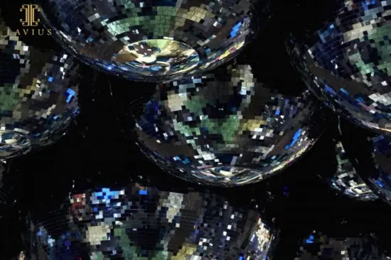 Hanging modern gass balls chandelier