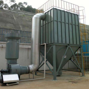 Anti pulse jet bag type dust collector