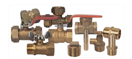 Kitz 3-Way Lever Handle Forged Brass Ball Valve