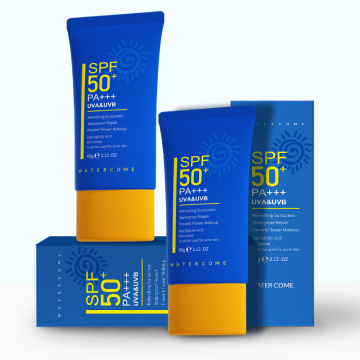 OEM निजी लेबल कोरियाई सनस्क्रीन लोशन क्रीम SPF 50