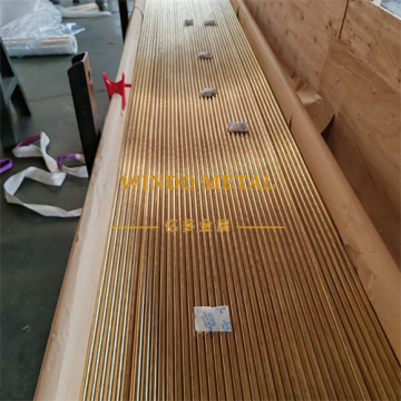 Corrosion-resistant round brass seawater tubing