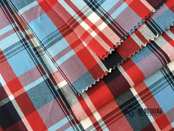 Cotton Check Shirt Fabric