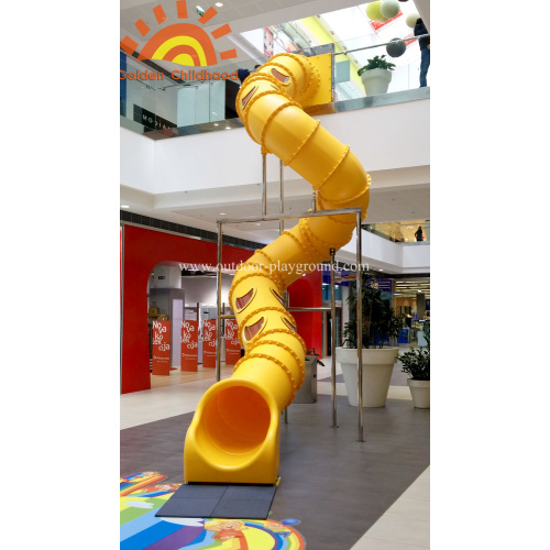 Taman Bermain Spiral Backyard Tube Slide untuk dijual