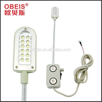 overlock sewing machine bendable lamp, gooseneck flexible magnetic led light