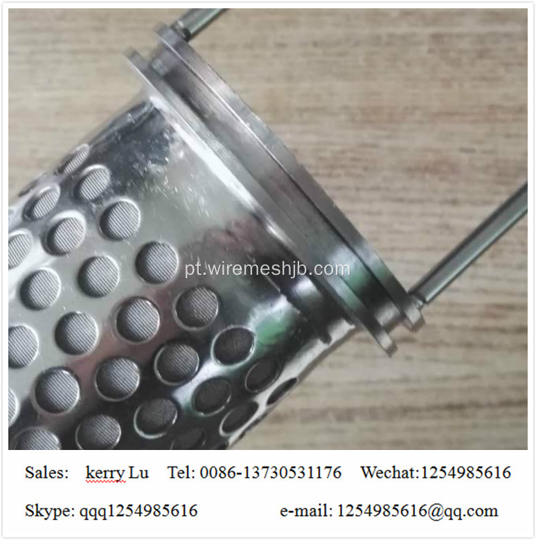 tubo de filtro perfurado