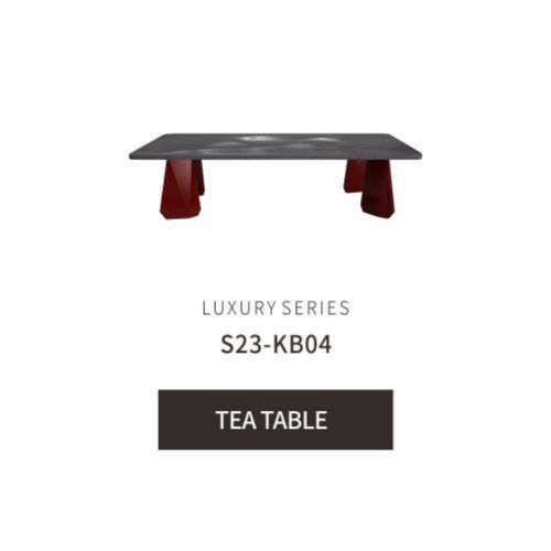 Mesa de café de mesa de madeira