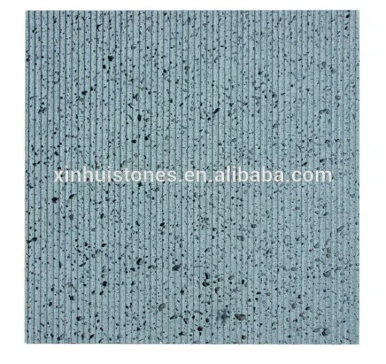 grooved surface medium hole volcanic lava basalt stone for wall