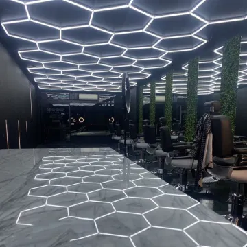 Hexagon Lights 6500K LED Wall Light for Garage Ceiling
