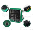 Digital voltmeter for three-phase systems