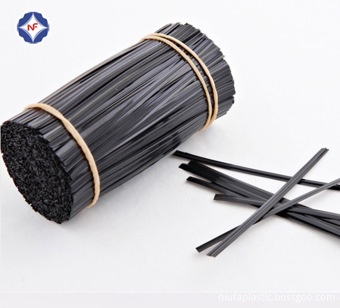 black single wire twist tie.