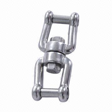 Stainless steel swivel jaw and jaw, hexagonal pin