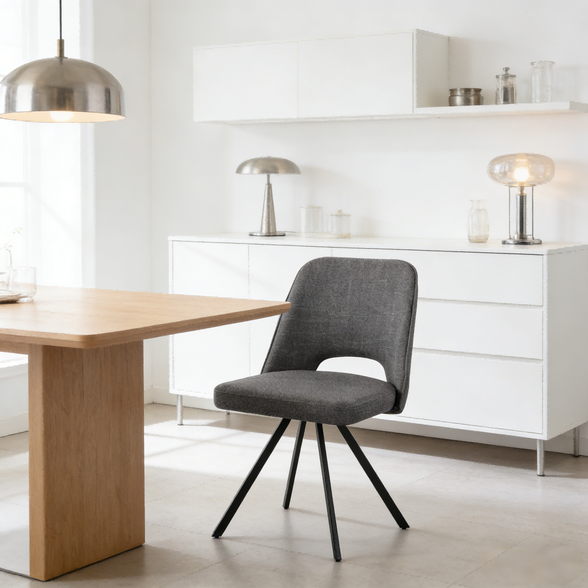 BR-25A34 upholstered fabric dining chair 10(1)