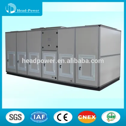 bag type filter DX fresh air handling unit HVAC system