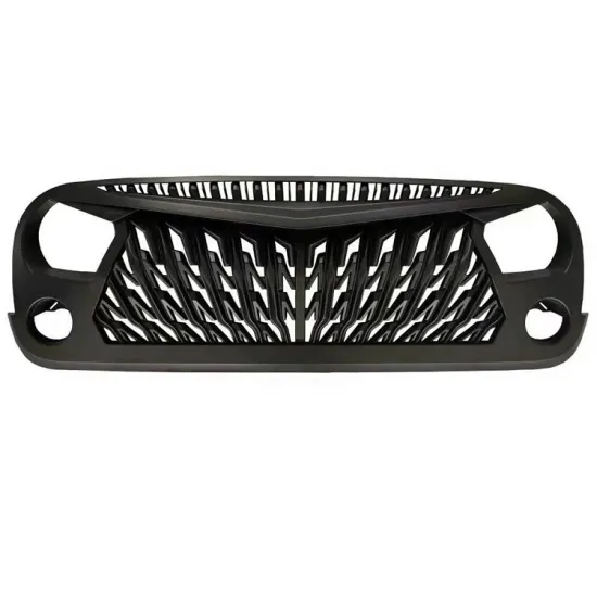 Wrangler JK Hawk Wings Front Grille With Lights