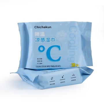 시원한 순간을 위한 프리미엄 쿨링 물티슈