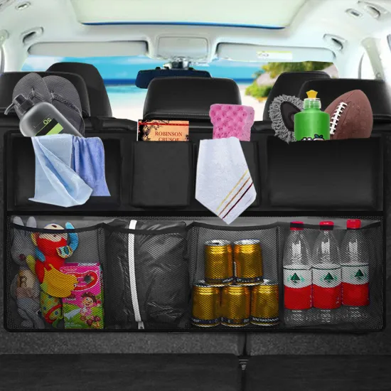 Car Trunk Back Seat Storage Bag Universal High Capacity Car Organizer Back Seat Hanging Bag for Home Picnic Travel Bags