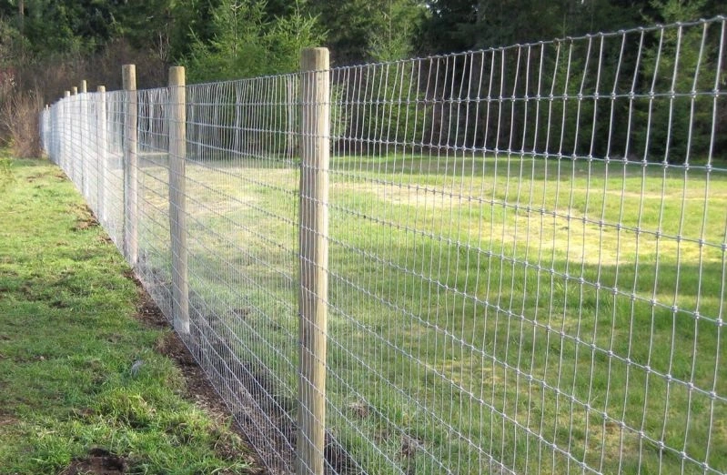 Cerca de dobradiça de campo galvanizado pesado