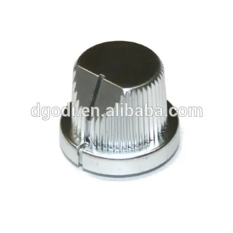 chrome plated aluminum rotary knob for electronical potentiometer