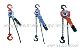 Hand Operated Chain Lever Hoist For Conductor Sagging From 2.5kn-90kn Wrenching Chain Tackle Block Chain Hoist 